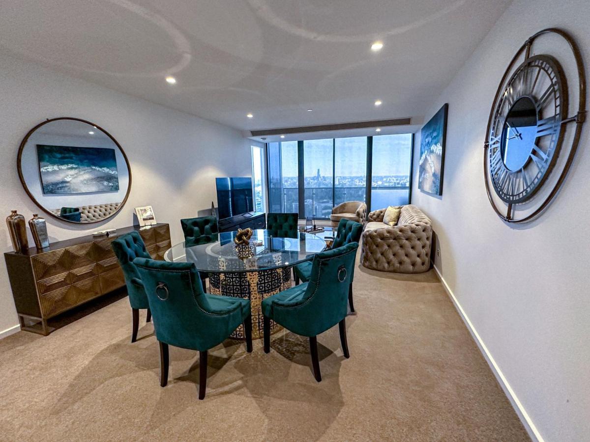 Deluxe 3 Bedroom Apartment In Southbank Melbourne Bagian luar foto